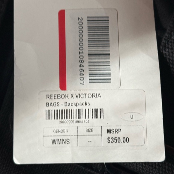 REEBOK X VICTORIA BECKHAM  Cotton-Canvas Backpack Unisex - Picture 7 of 16